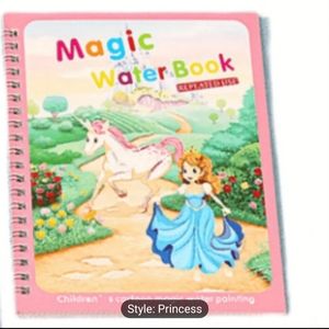 Princess Reusable Magic Water Books for Kids to Paint